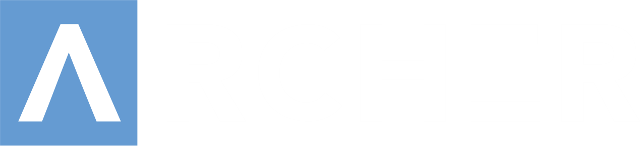 LOGO ARCHER BLUE - WHITE